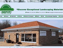 Tablet Screenshot of brockvillelandscapedepot.com